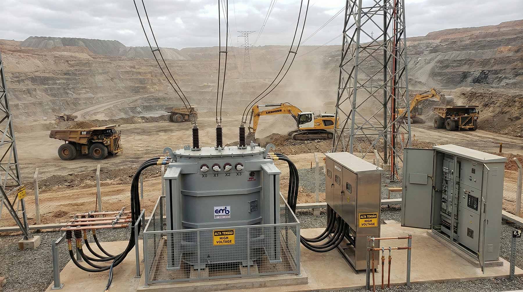 Por que empresas de mineração precisam de transformadores robustos e confiáveis